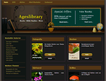 Tablet Screenshot of ageslibrary.com